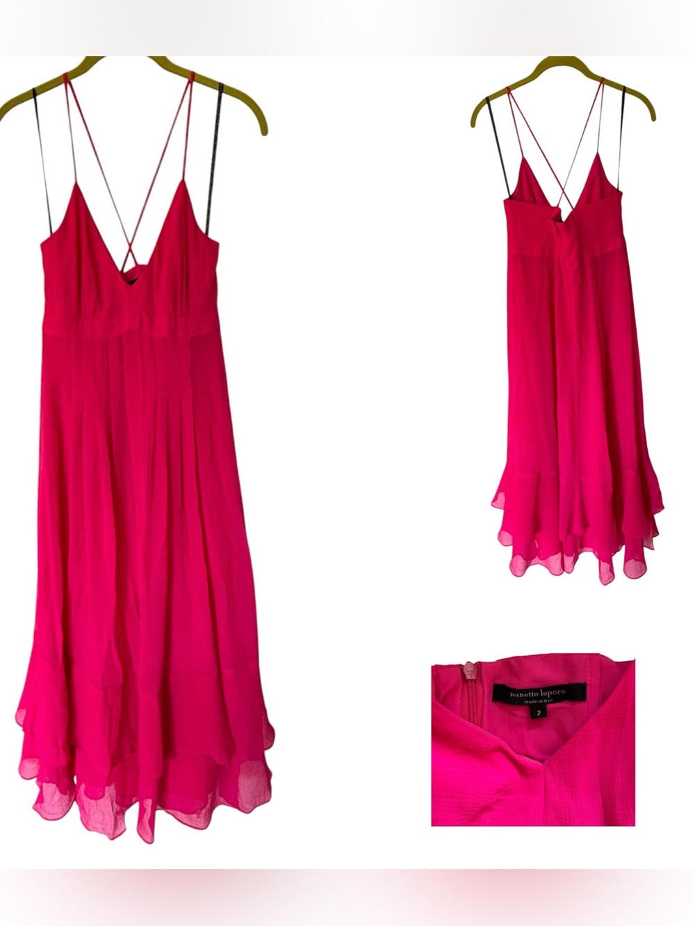 Nanette Lepore Tiered Ruffle Dress